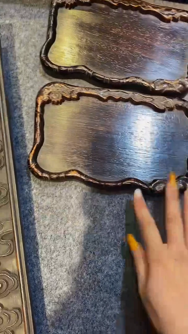 木乐**悠紫檀雕刻一物一拍