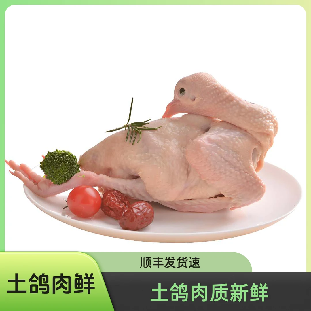 【买1只＋送1只】农家散养土鸽新鲜现杀乳鸽鸽子肉顺丰发货