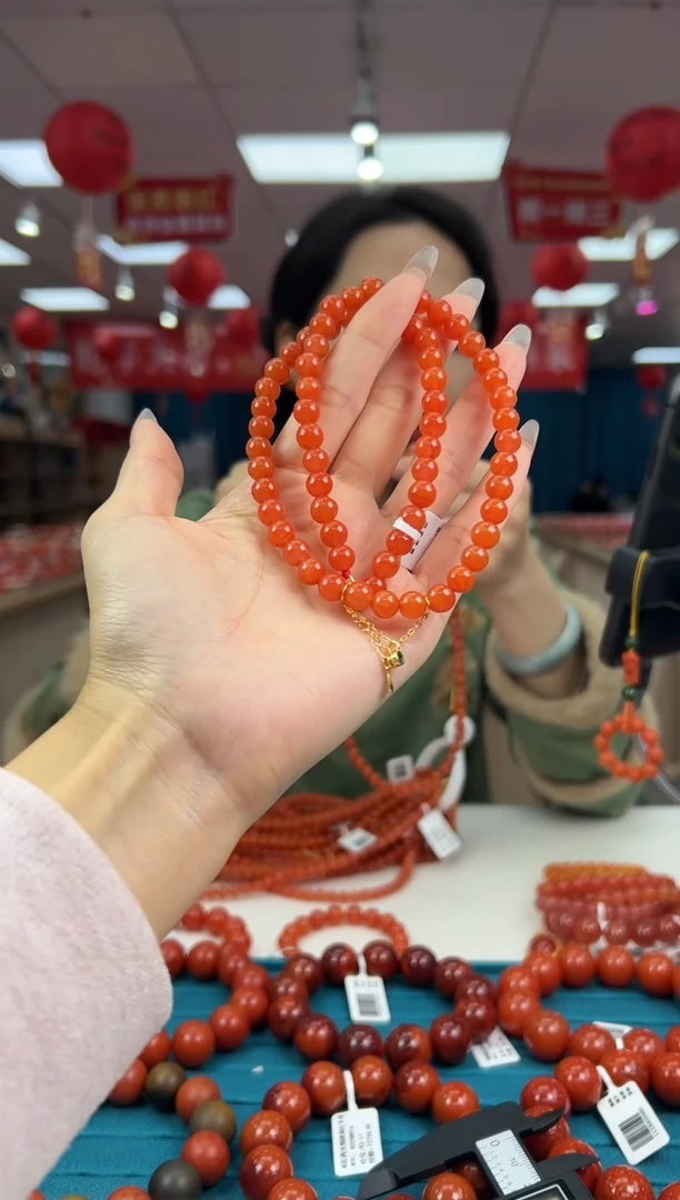 【闪购商品】南红玛瑙项链未镶嵌1.21-3-7（多样式）
