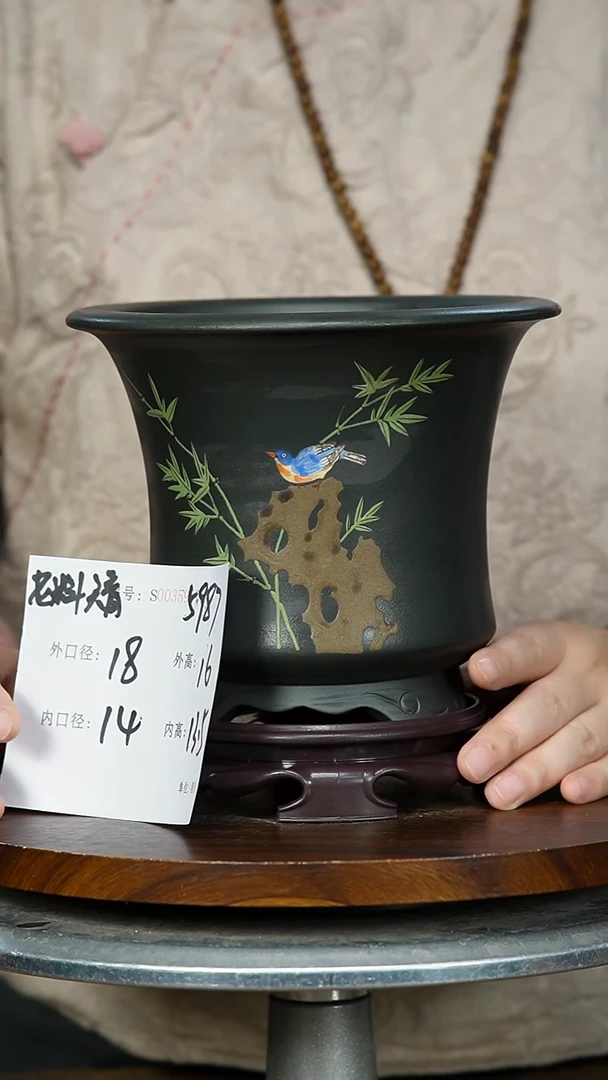 【闪购商品】紫砂花盆5989+s 紫砂花盆