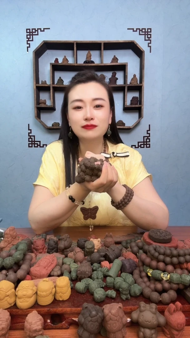 泥塑百合药香手串 (不指定发)