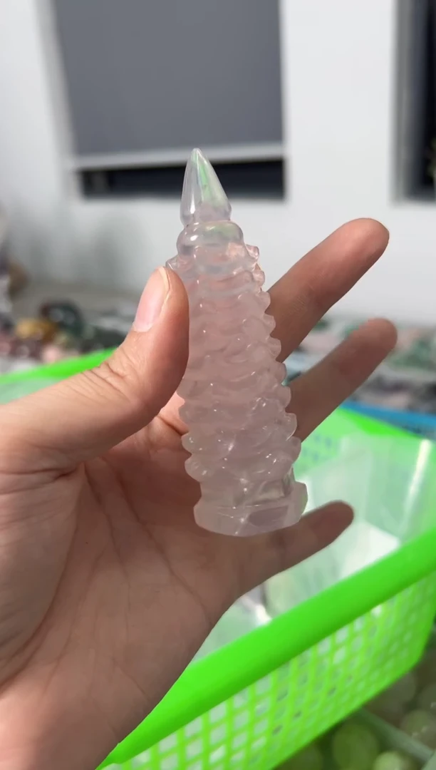 未镶嵌珠宝半成品水晶M078 约9.0cm 多样性发一