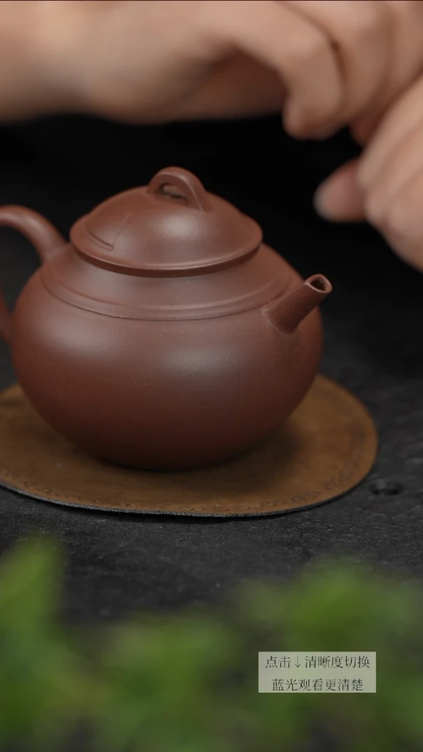 茶壶紫砂紫泥古夕壶精工半手