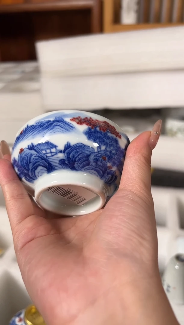 瓷片景德镇瓷器茶器茶杯