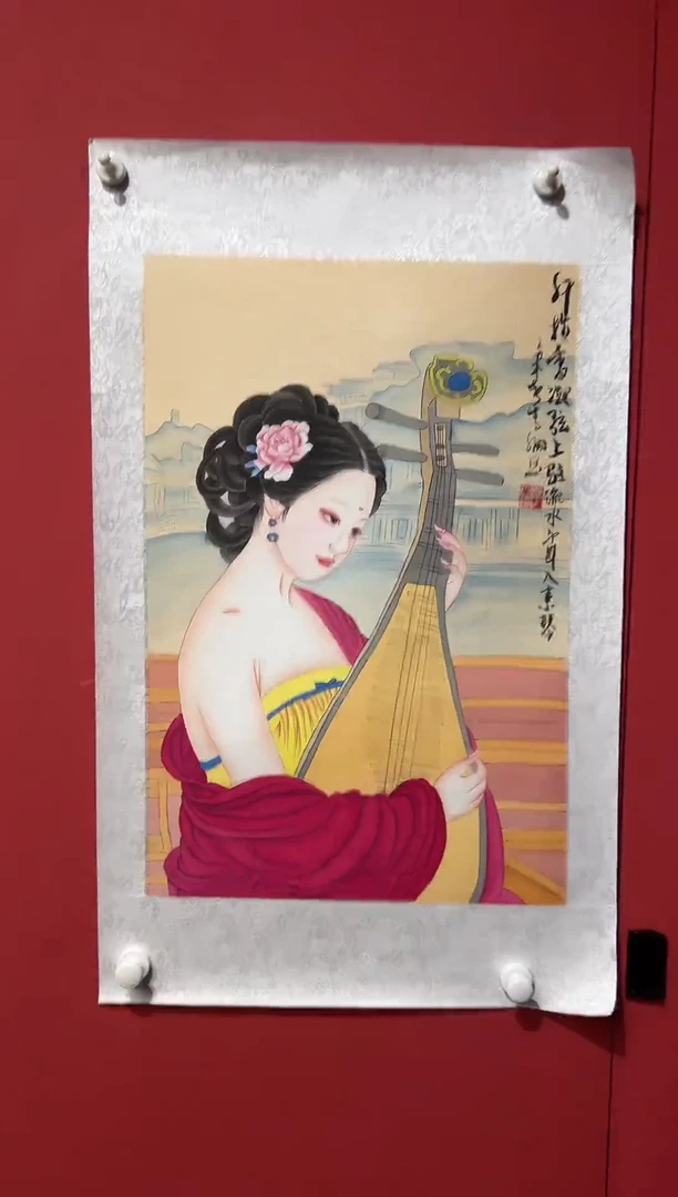 国画李纲-2.7平尺-国画作品