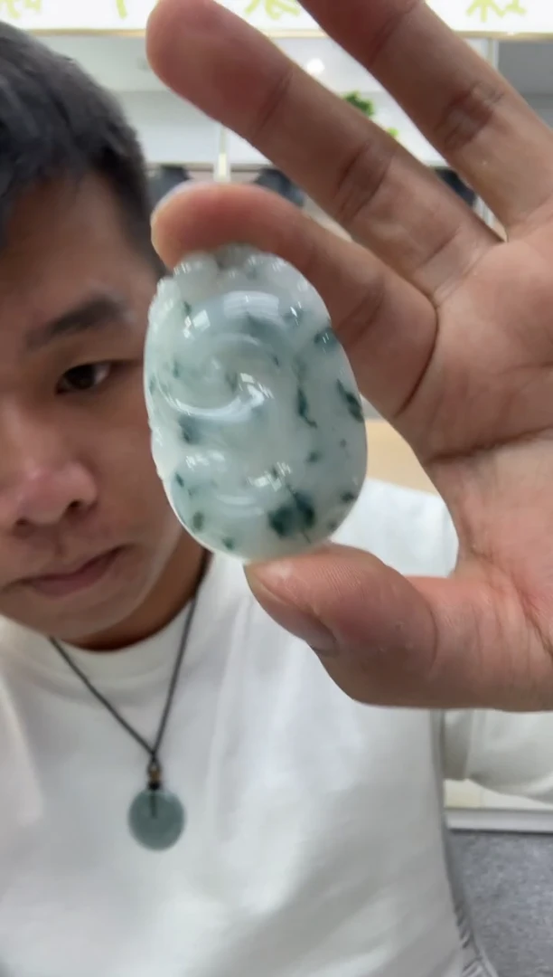 未镶嵌挂件翡翠天然翡翠A货孤品一件