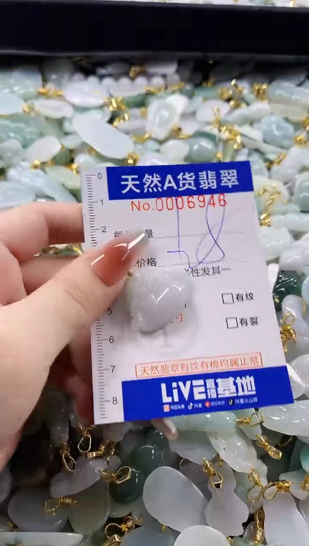 颈饰未镶嵌翡翠天然A货翡翠