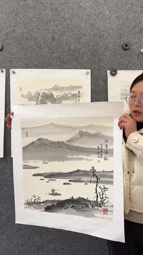 国画国画王生意山水