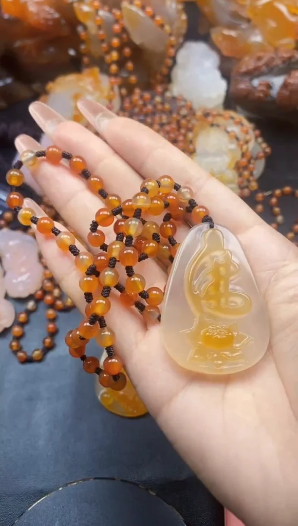 玛瑙/玉髓颈饰未镶嵌ll