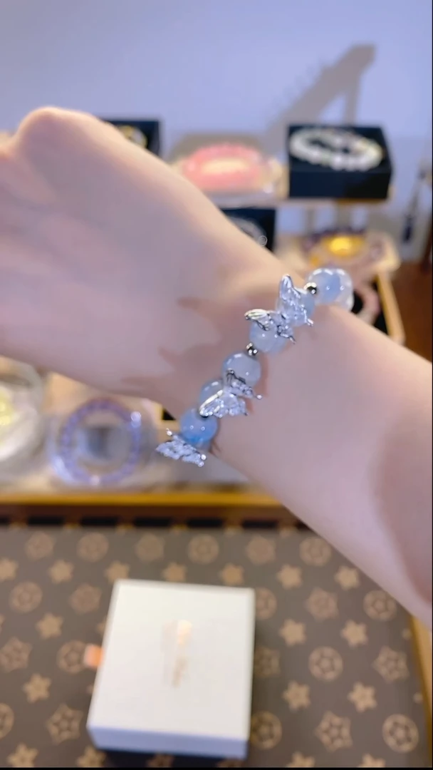 水晶手链未镶嵌水晶手串