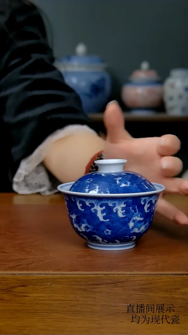 其他海水鹿两才盖碗