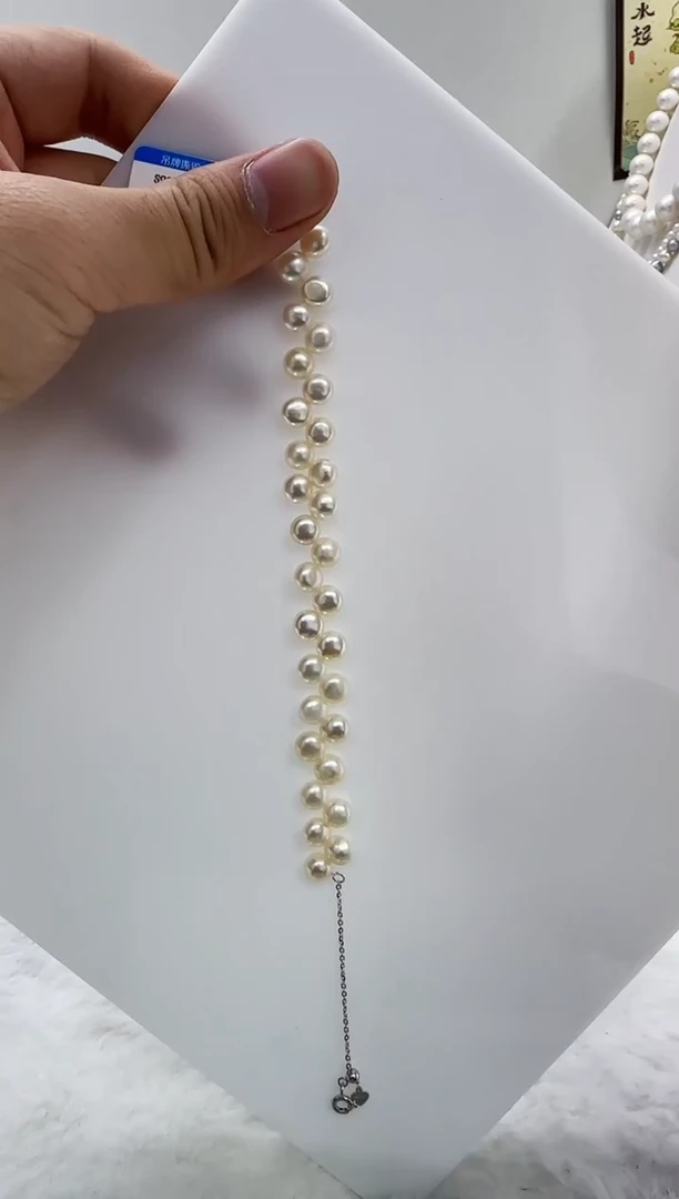 【闪购商品】淡水珍珠DA银S925镶嵌d203 手链