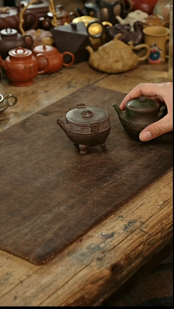 茶壶紫砂三足鼎紫砂壶