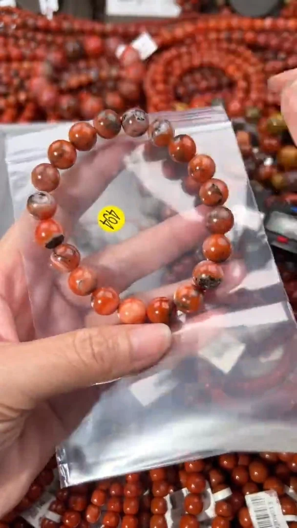 南红玛瑙手串未镶嵌10+