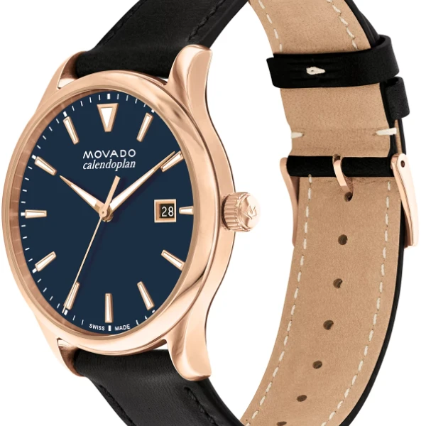 MOVADO/摩凡陀 40mm男款传承系列 石英表皮带 3650158