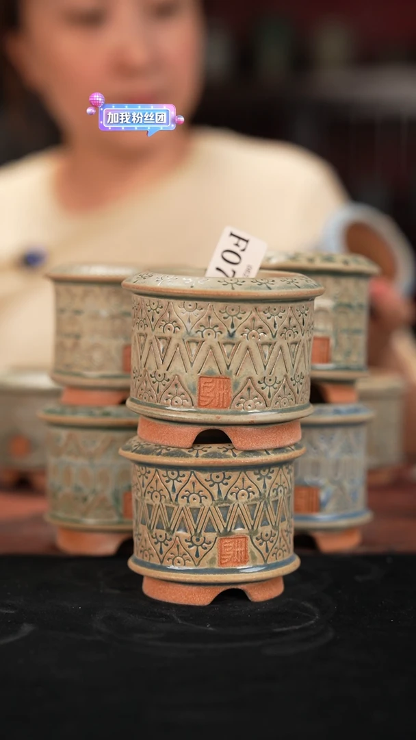 6-27-077花盆口径6混发1个