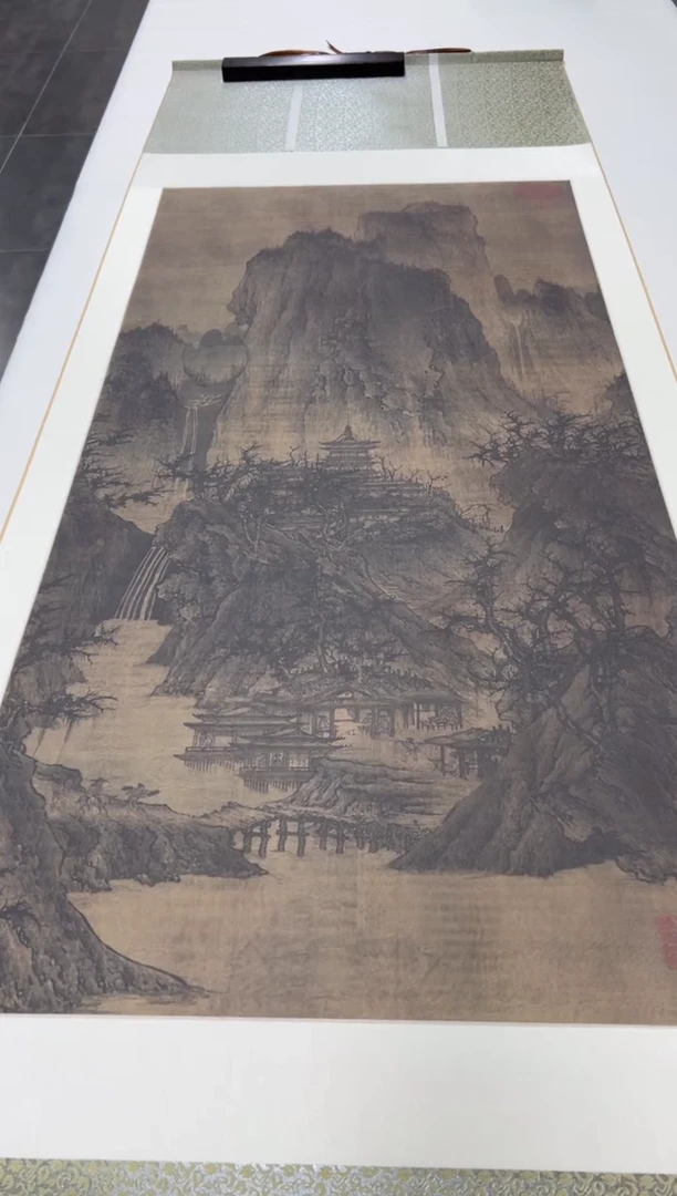 【复刻品】李成 晴峦萧寺