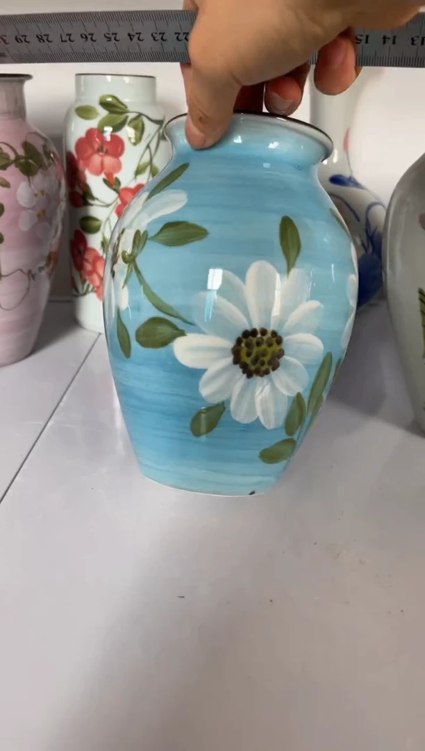 瓶陶景德镇手绘花瓶