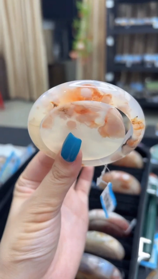 未镶嵌手镯石英质玉84(58圈赠送镯心)