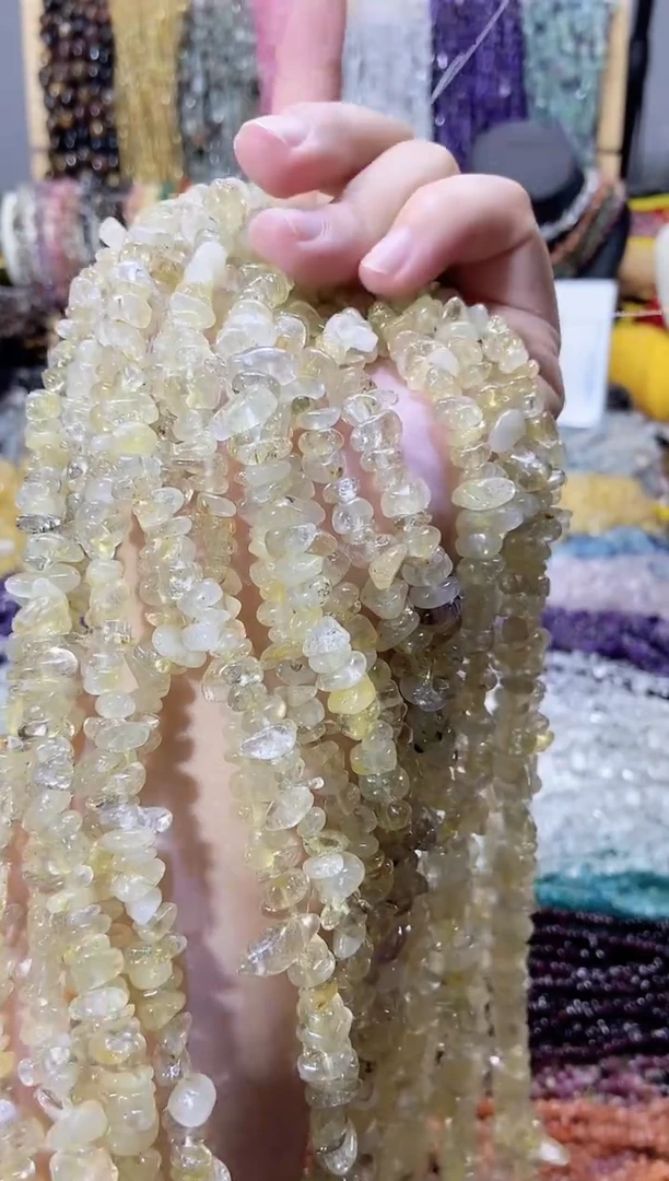 未镶嵌珠宝半成品水晶金发晶