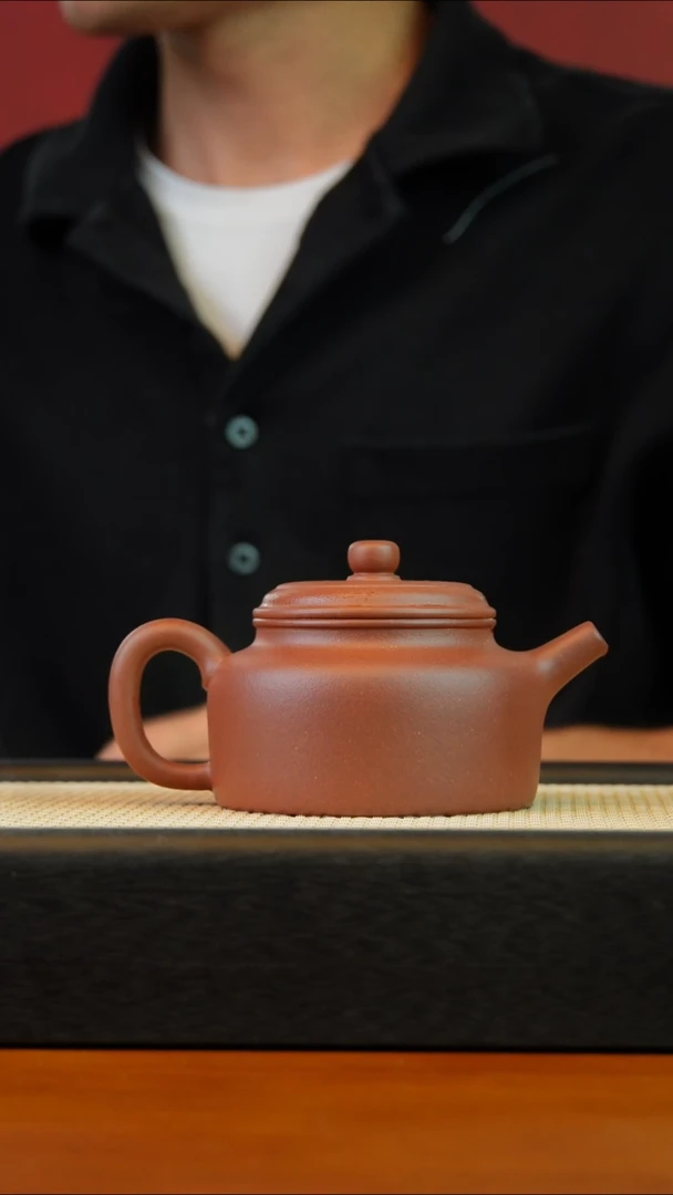 茶壶紫砂然****.宜兴原矿无添加手工壶