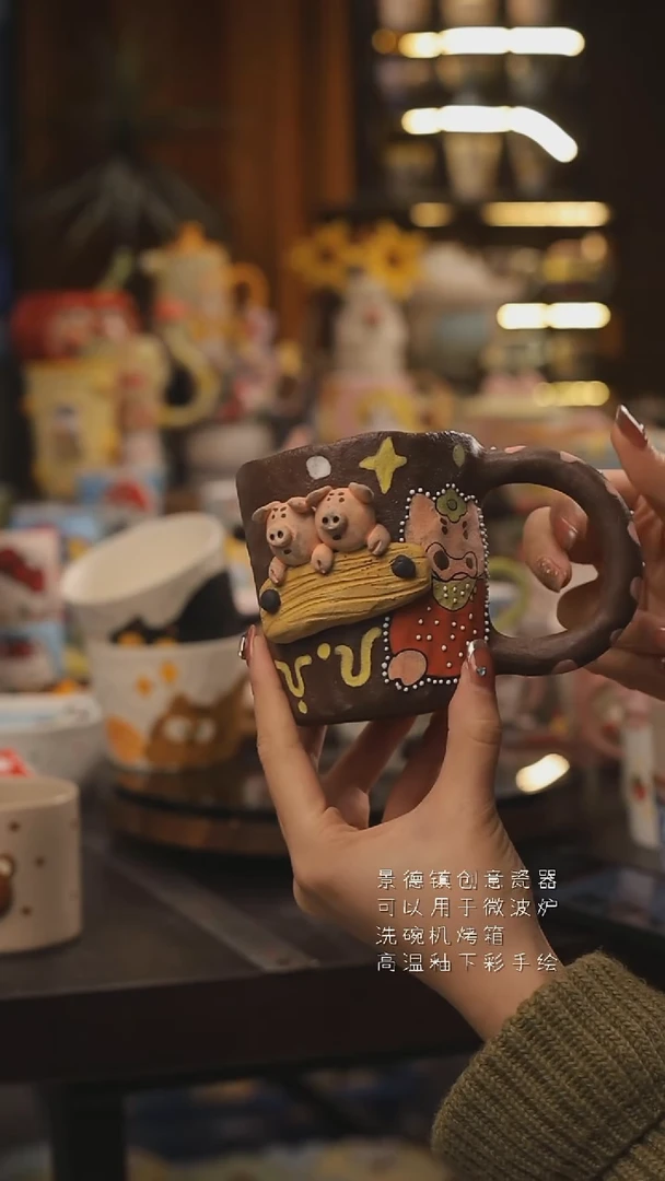 景德镇釉下彩绘设计师款式陶瓷