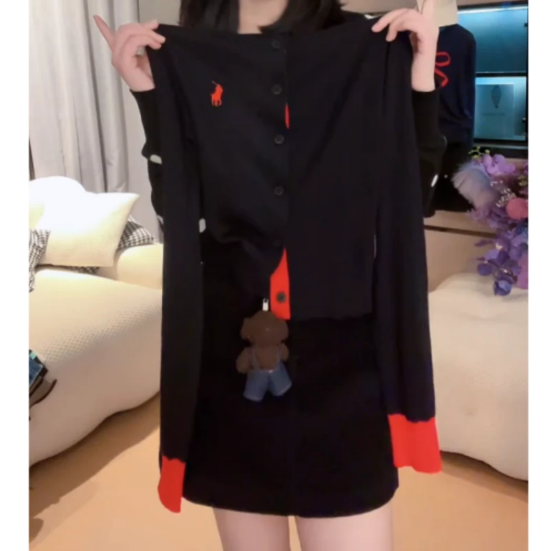 2025秋冬新款高级设计师百搭长袖针织开衫LK2506735