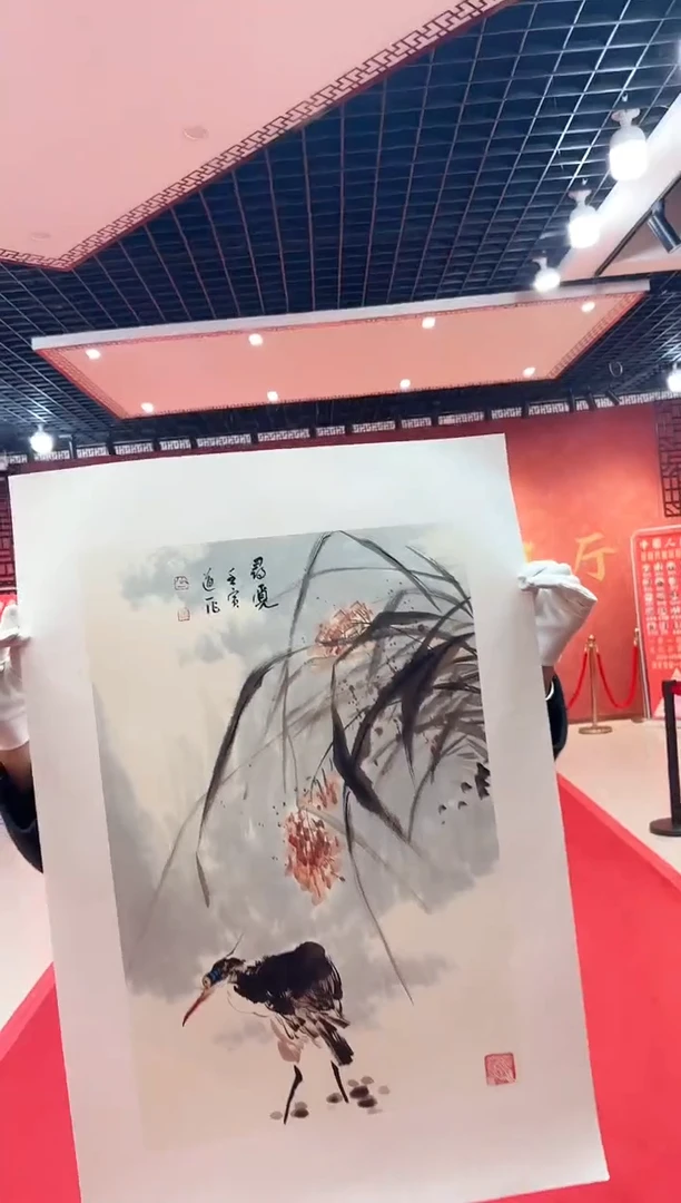 【闪购商品】国画道一老师亲笔绘画作品D5
