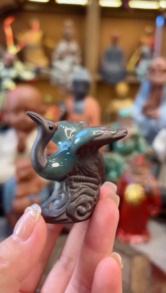 紫砂茶宠器闵茶宠摆件