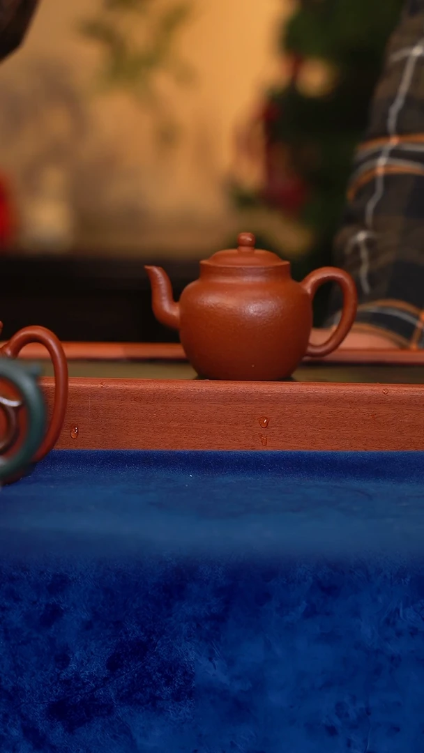 紫砂 宜兴紫砂 CJY 绝红  小宫灯