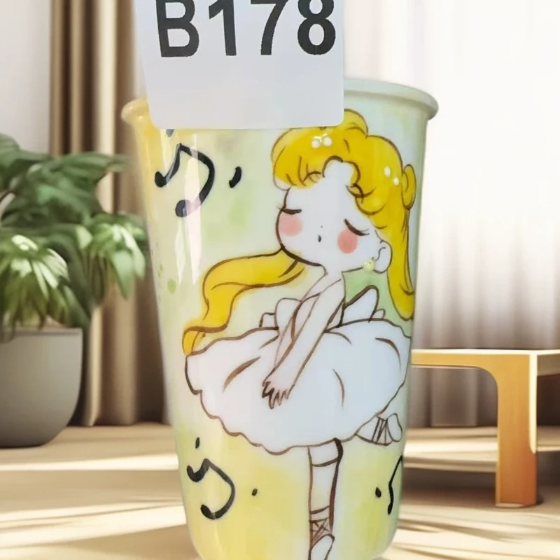 景德镇纯手工手绘杯B178