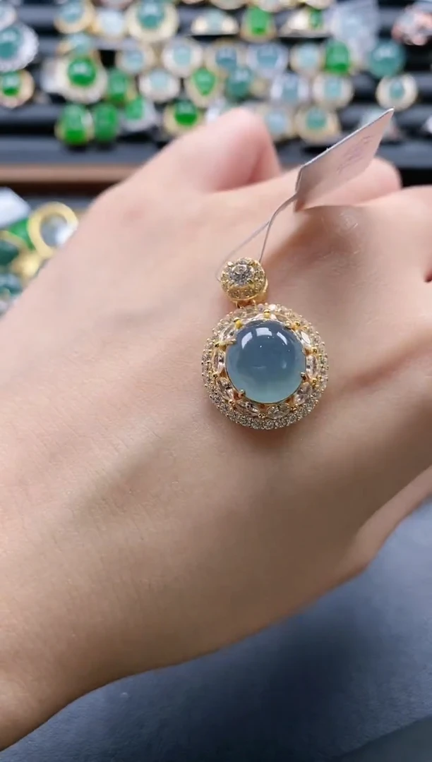 【闪购商品】翡翠戒指银S925镶嵌51511