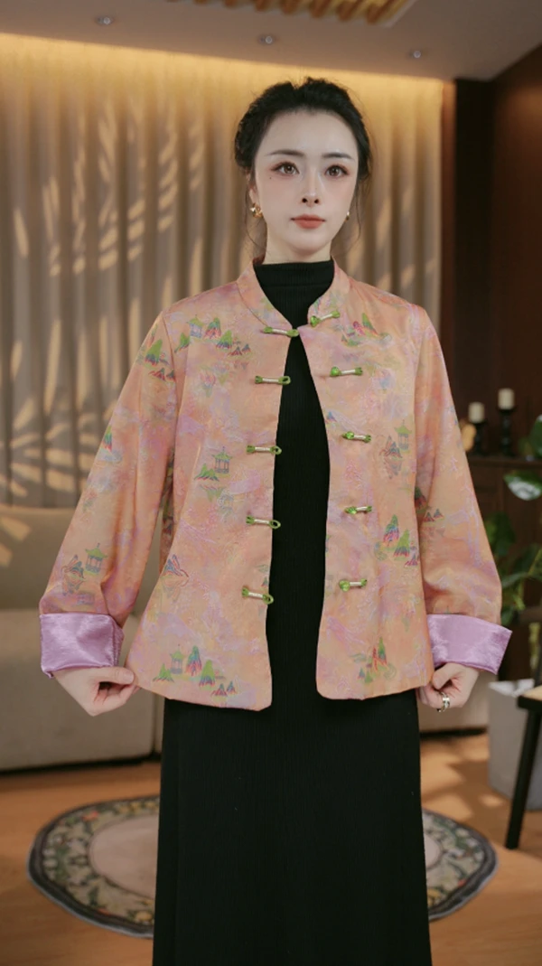 新中式双面双穿气质国风外套（DY17）