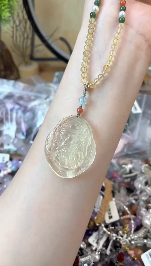 未镶嵌颈饰紫晶114项链