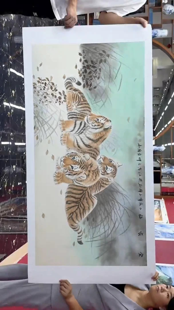 国画国画绘画山水花鸟