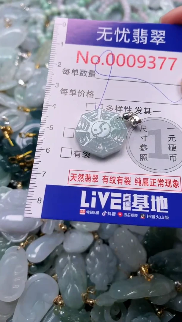 吊坠(不含链)未镶嵌翡翠9377