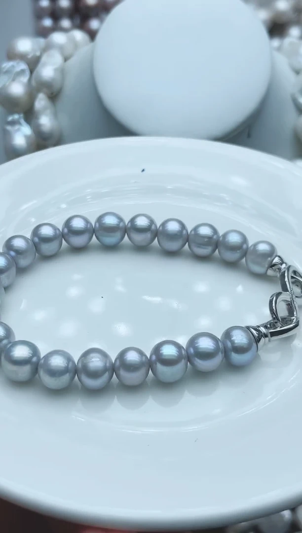 【闪购商品】淡水珍珠颈饰钛钢1