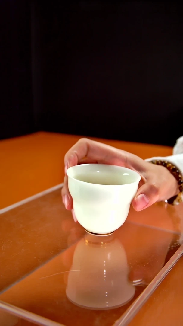 其他陶瓷《言泥陶瓷》璞玉绿豆冰主人杯