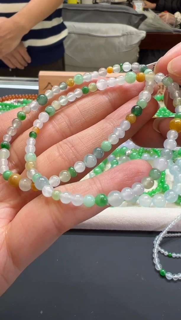 未镶嵌手串翡翠B740|198（多样性发其一）