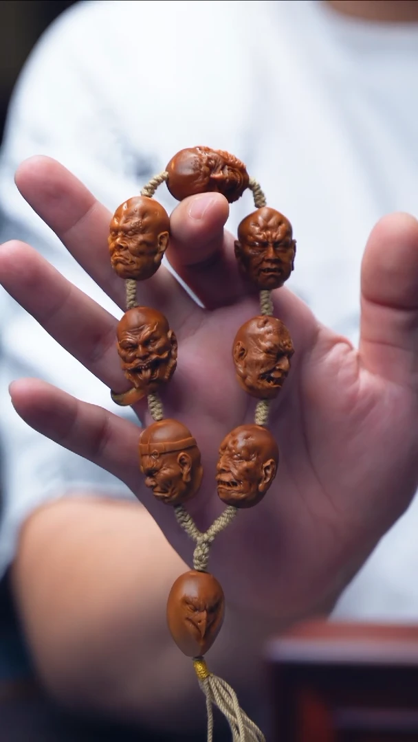 橄榄核手串/手链座山雕【七星罗汉+】