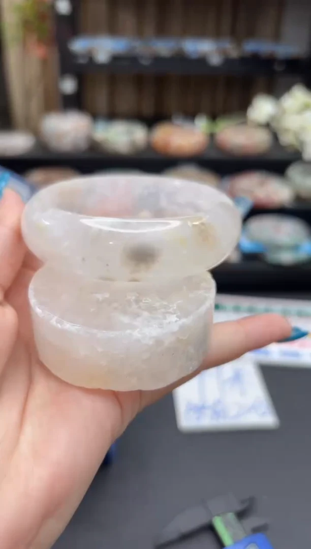 未镶嵌手镯石英质玉274(60圈赠送镯心)