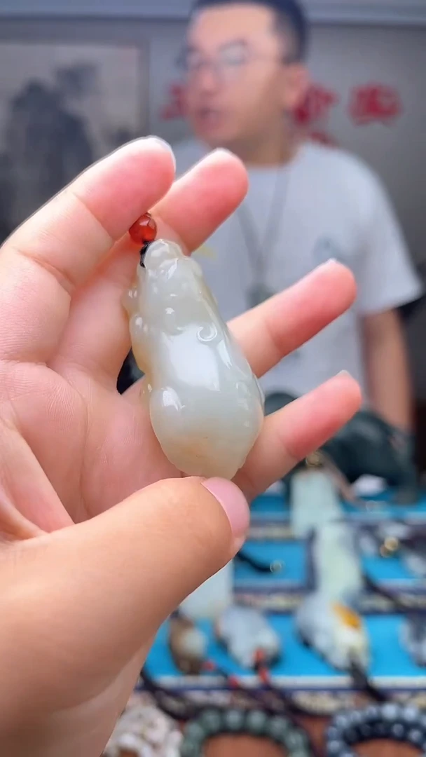 和田玉未镶嵌挂件1