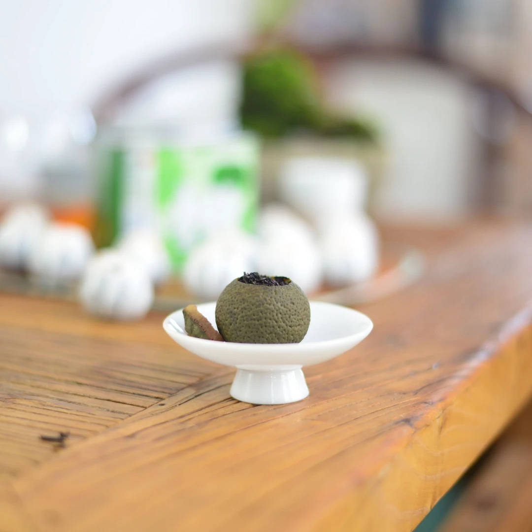 行走的喝茶人7月羊毛福利：2025新会天马头采柑4颗品鉴装