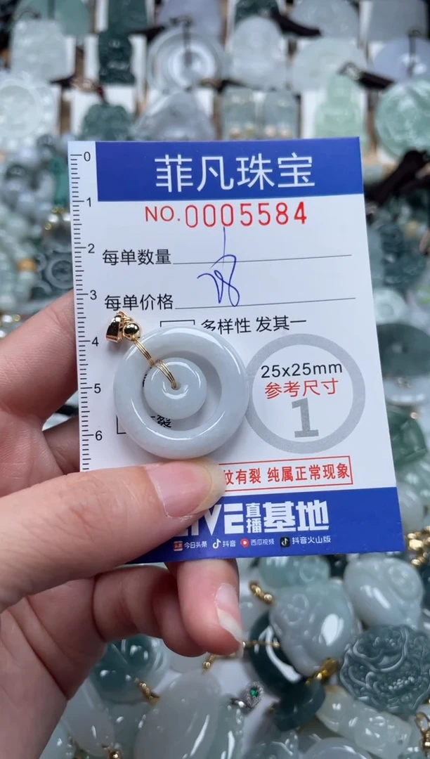 翡翠未镶嵌颈饰00..5584