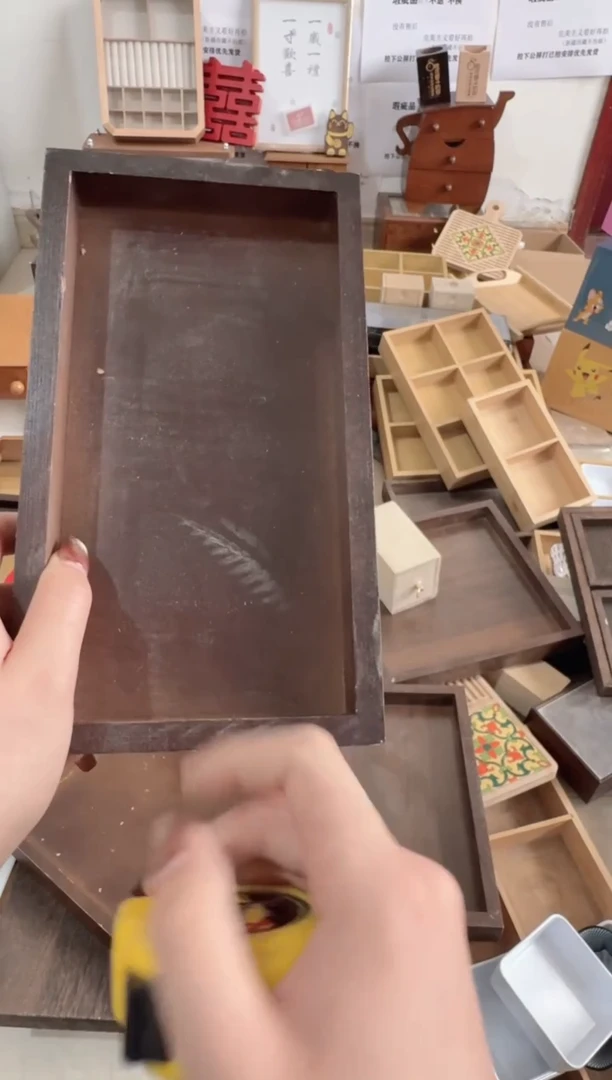 竹木长方形托盘微瑕拍下不退不换无售后