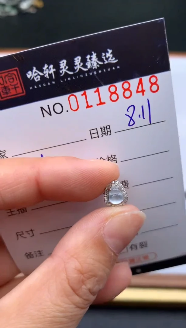 翡翠未镶嵌吊坠(不含链)哈轩  挂件1