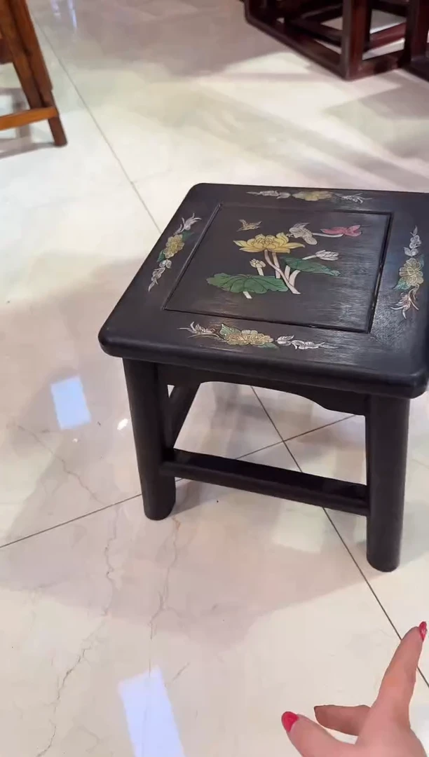 【闪购商品】木木艺邵氏紫檀和和美美富贵凳220.888