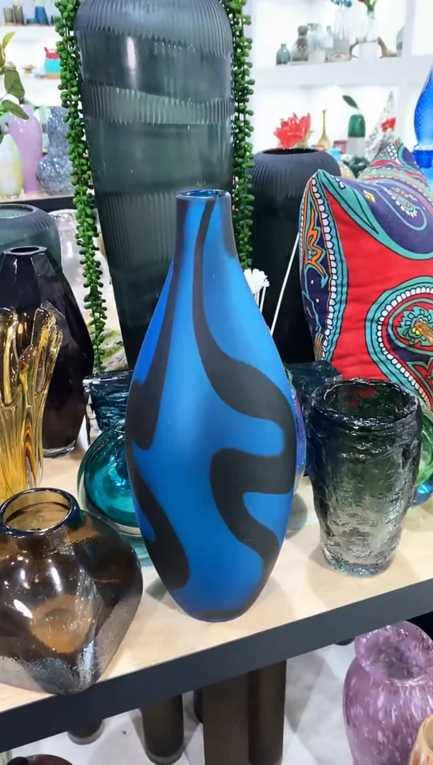 德***厂慕忆家手作琉璃花瓶