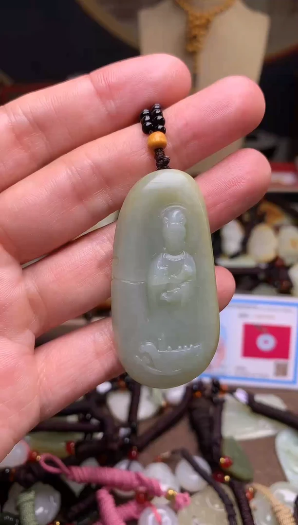 颈饰未镶嵌和田玉新疆料青海料清水和田玉吊坠