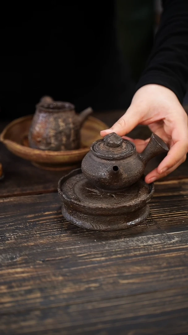 全手工制作 南蛮侧把壶